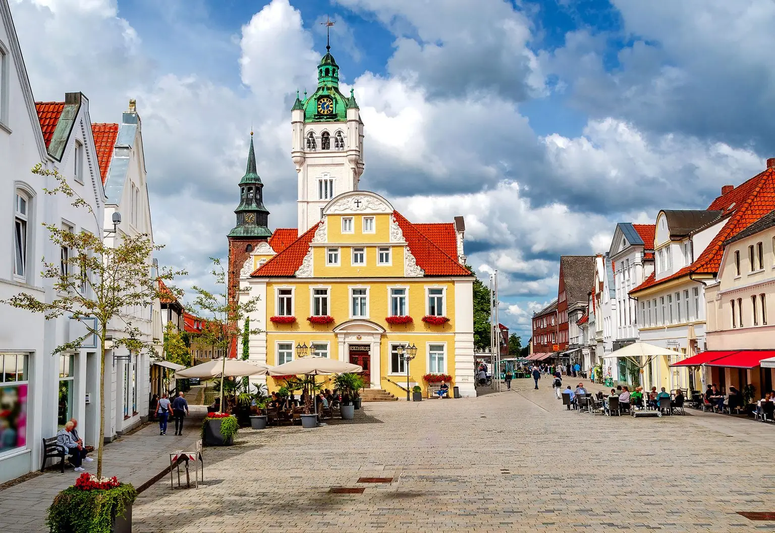 Aufnahme vom Zentrum Verdens.