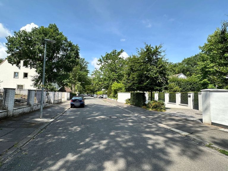 Straßenansicht nach Westen