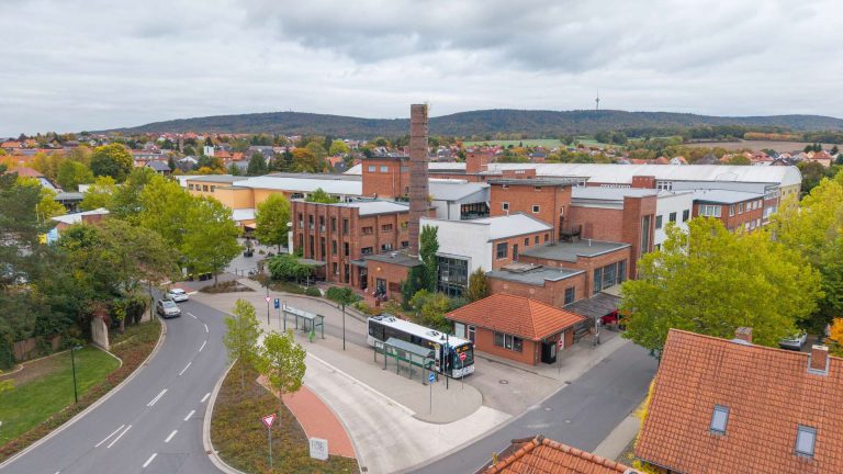 Zentrales Wahrzeichen der Region : Das Kesselhaus in Lauenau