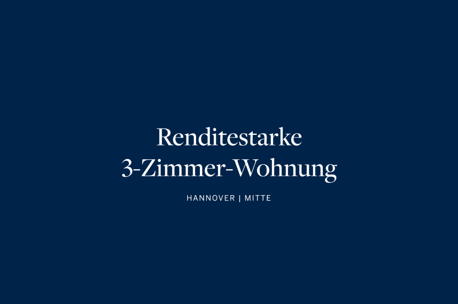 Hochparterre in Hannover Mitte