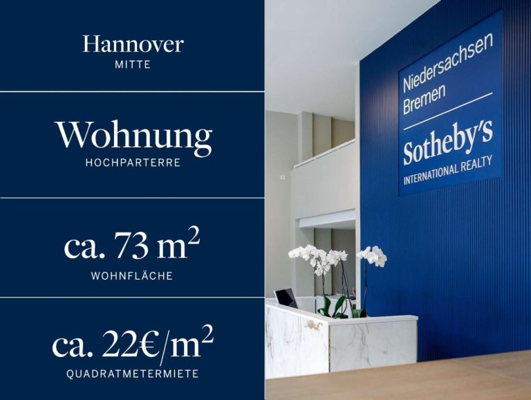 Hochparterre in Hannover Mitte