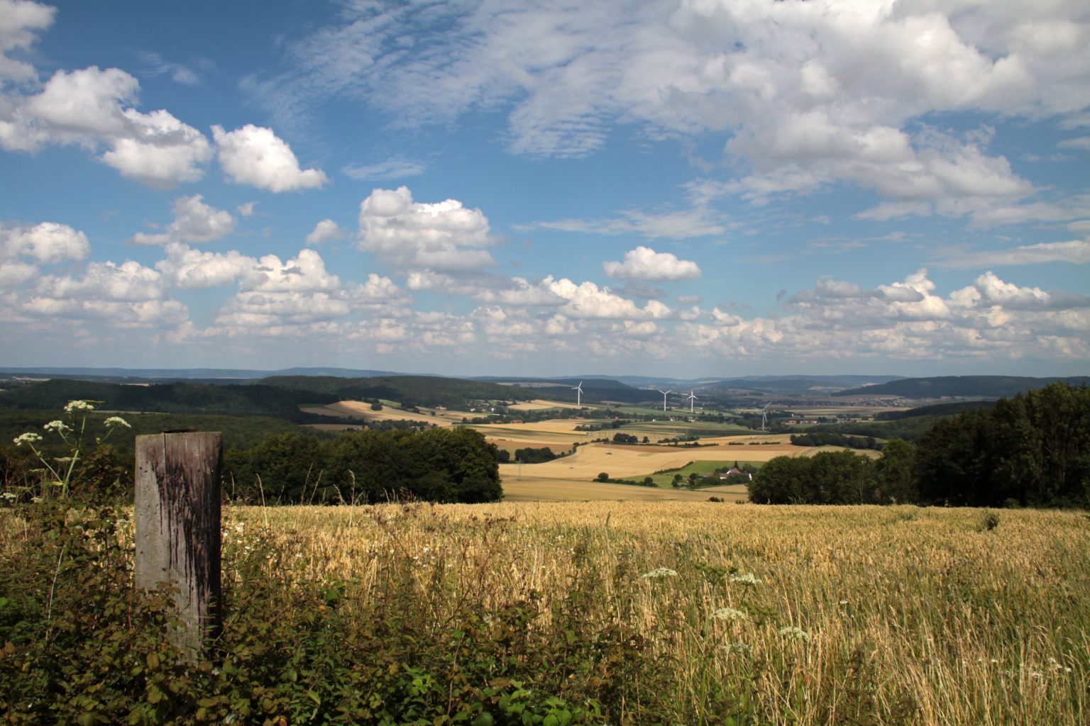 View of the Weserbergland