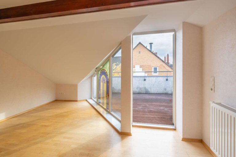 Zugang zur privaten Dachterrasse