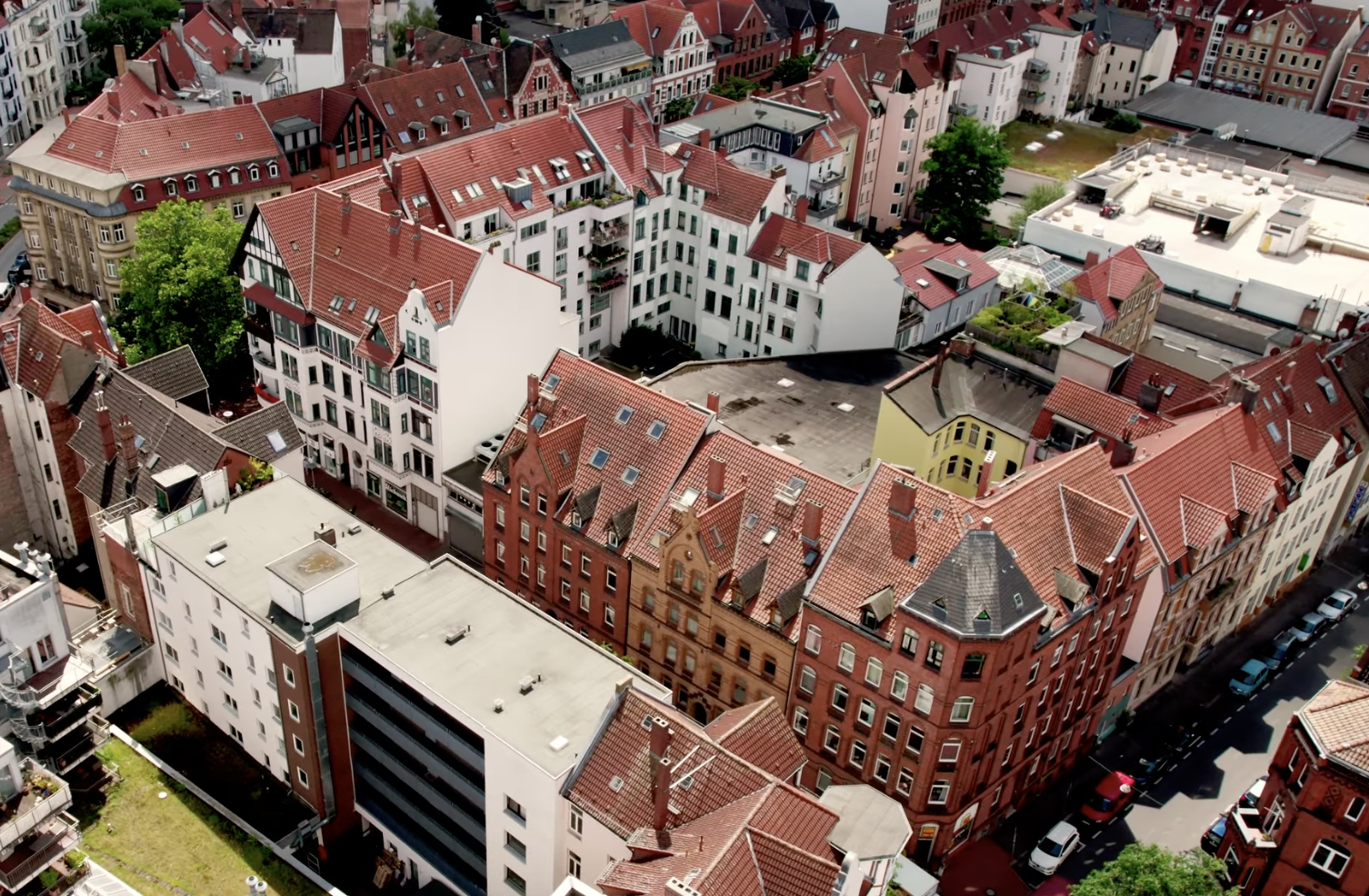 Luftbildaufnahme Jakobistraße