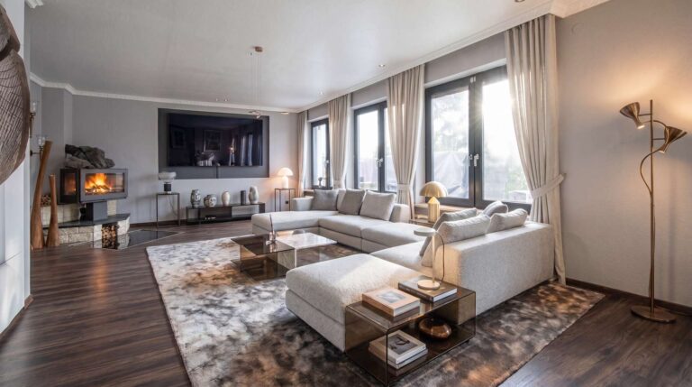 Visualisiertes Wohnzimmer