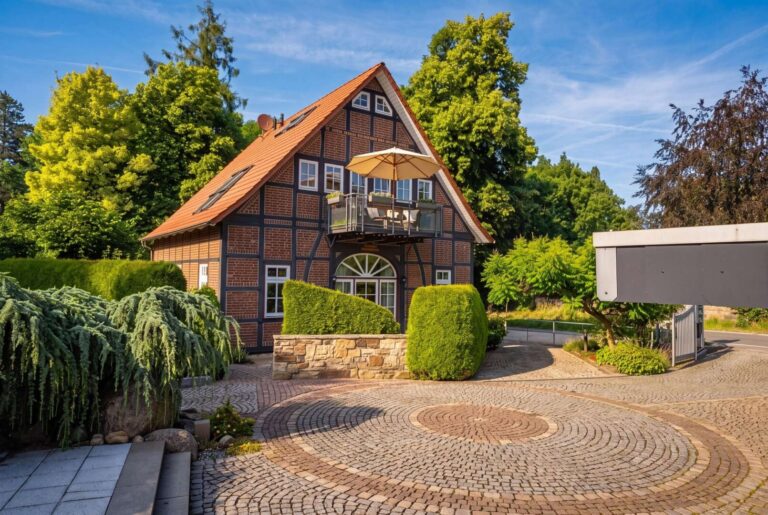 Außenansicht des Fachwerkhauses