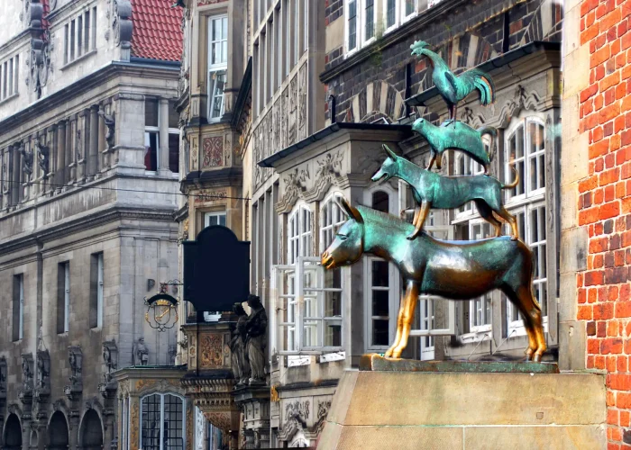 Denkmal der Bremer Stadtmusikanten in Bremen
