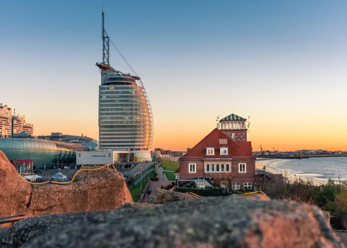 Sonnenuntergang in Bremerhaven